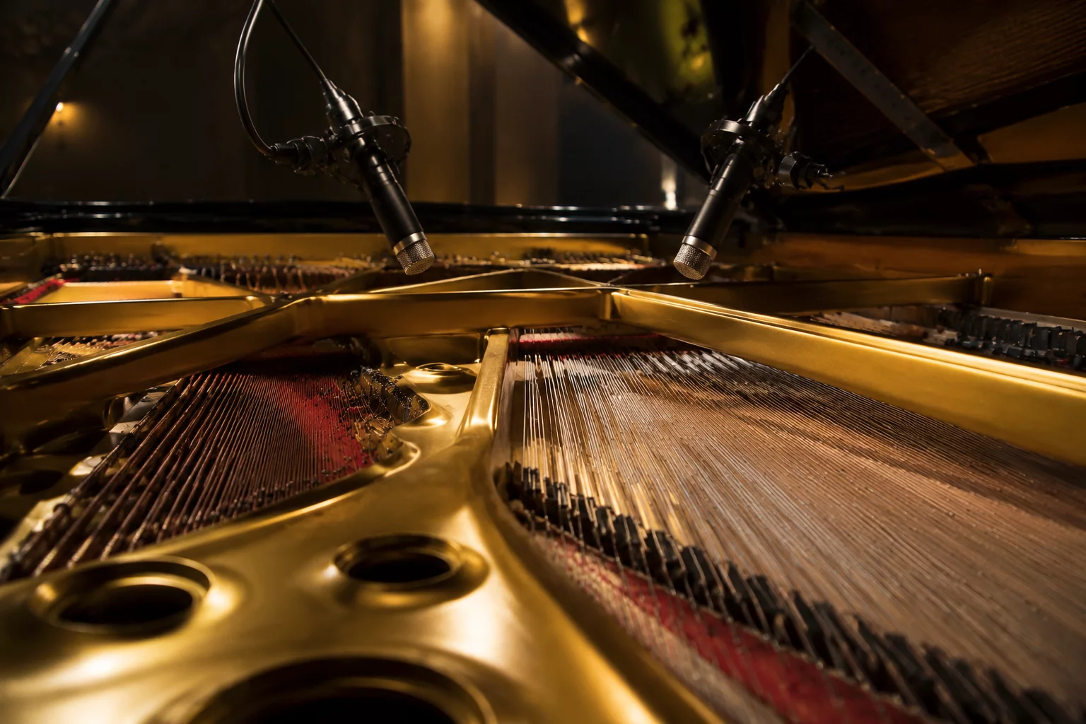 Acoustic grand piano dynamic expression take ledger